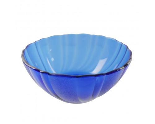 Салатник Sia Brim Saphir 50119 0,44л 13см стекло синий рельеф. Салатник Sia Brim Saphir 50119 0,44л 13см стекло синий рельеф.
