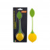 Ситечко для чая Mallony Лемон TI-Lemon 001798 15x3,5см силикон жёл.-зелёный