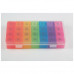 Таблетница (007752) ECOS 28 секций на 7 дней пластик цветн.