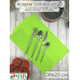 Коврик для сушки посуды Mallony IDEA 104594 39x25см силикон зелёный
