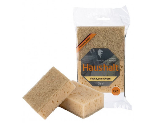 Губки для посуды (310576) Рыжий кот "Sisal" 2шт. поролон