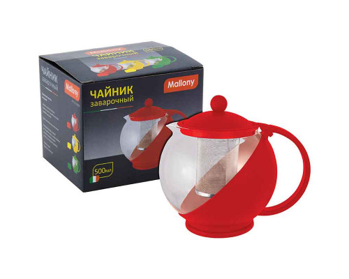 Чайник заварочный 910101 Mallony VARIATO 500 мл, пластик цвет в асс.