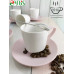 Кофейный сервиз LENARDI 109-100 12пр. 0,14л фарфор белый/розовый