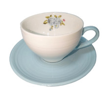 Чайный сервиз 12 пр. LENARDI 109-103, 0,25 л, фарф., бел./голуб.