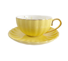 Чайный сервиз LENARDI 109-110 12пр. 0,25л фарфор жёлтый