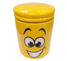 Банка д/сып.прод. L2520871 "Smile" d=10,5см. 630мл. керам. подар. упак.