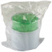 Таблетница ECOS на 7 дней цилиндр 104326 8,8x8,8x10см 28 секции пластик белый/зелёный