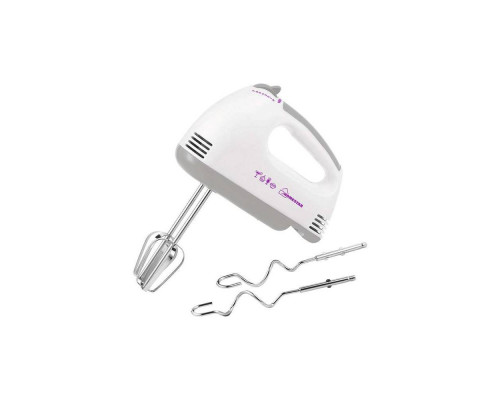 Миксер ручной Homestar HS-2004 002686 100Вт 7 скор. пластик/нерж сталь белый