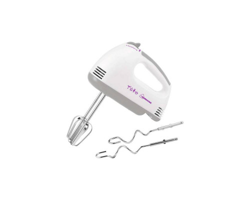 Миксер ручной Homestar HS-2004 002686 100Вт 7 скор. пластик/нерж сталь белый