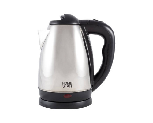 Чайник электрический Homestar HS-1001 000450 1,8л нерж. сталь 1500Вт сереб./чёрный