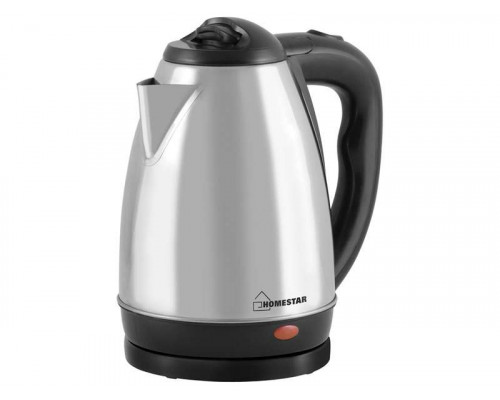 Чайник электрический Homestar HS-1001 000450 1,8л нерж. сталь 1500Вт сереб./чёрный