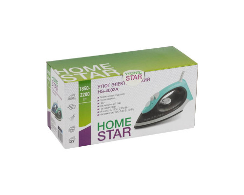 Утюг Homestar HS-4002A синий 2200 Вт тефлон.покр. пар самоочистка