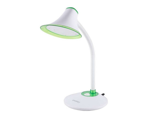 Светильник настольный светодиод. Energy EN-LED20-1(366032) 5Вт пластик бел-зел.