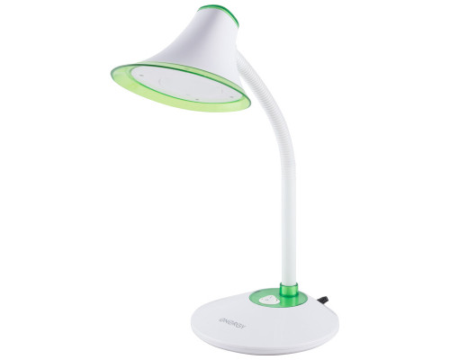 Светильник настольный светодиод. Energy EN-LED20-1(366032) 5Вт пластик бел-зел.