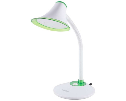 Светильник настольный светодиод. Energy EN-LED20-1(366032) 5Вт пластик бел-зел.