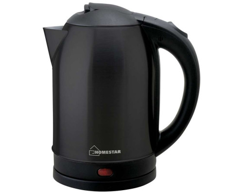 Чайник электрический Homestar HS-1009 черный нерж.ст. диск 1,8 л 1500 Вт