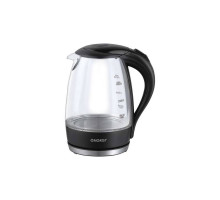 Чайник электрический Energy E-262 черный стекло диск 1,7 л 2200 Вт
