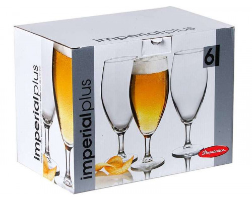 Фужеры для пива PSB44849B Pasabahce "Imperial Plus" 0,49л 6пр. стекло
