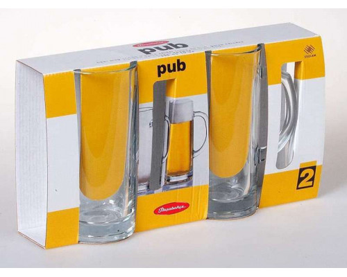 Кружки для пива набор Pasabahce Pab PSB55439 0.3k 2пр. стекло