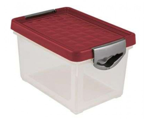 Ящик для хранения BQ1001 BranQ 5,1л прямоугол. с крыш. с защел. пластик