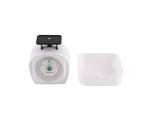Весы кухонные механические HOMESTAR HS-3005М, 5 кг, цвет белый
