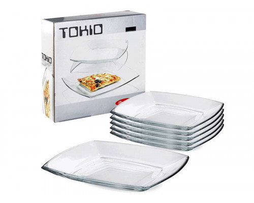 Тарелки PSB54087"Токио"6шт. 265х265мм.