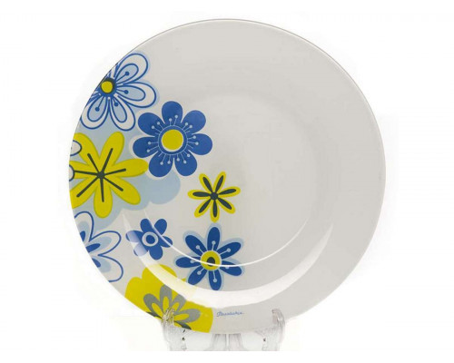 Тарелки PSB10327BD4 Pasabahce "Spring" d-20см стекло кругл. цветн.