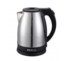 Чайник электрический Kelli KL-1457 черный метал. диск 1,8 л 2000 Вт