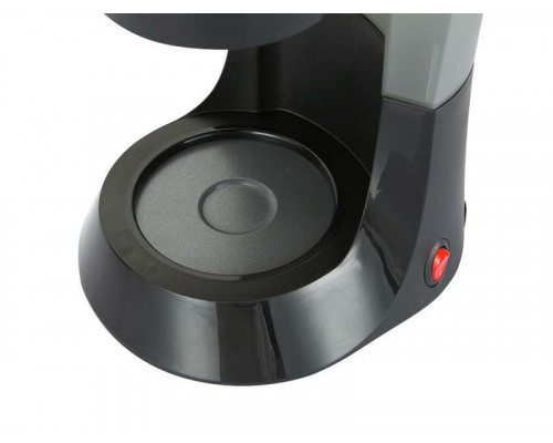 Кофеварка электр. DL-8153 Delta 0,6л 600Вт стекло черн.