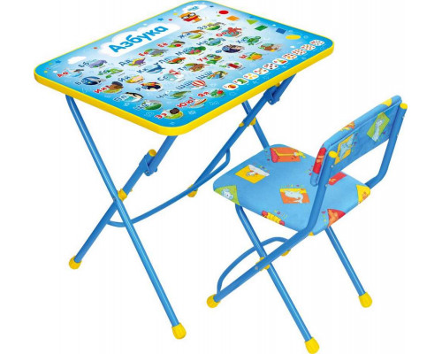 Стол+стул детский складн. КУ1 Ника 75х16х61,5см. метал.