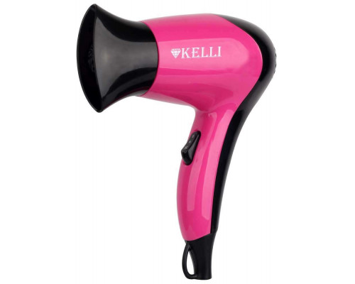 Фен KL-1119 Kelli 1400Вт 2скор. +хол. возд. пластик розовый