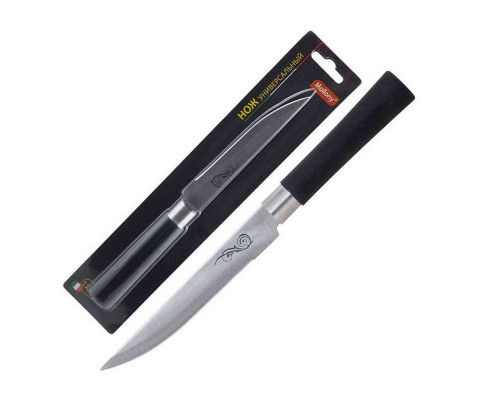 Нож универсальный MAL-05P (985376) Mallony 11,5см пласт. руч. сталь блистер