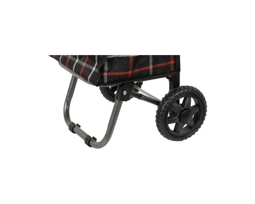Тележка хозяйственная Рыжий кот D203ECO Brown 002251 сталь/пластик с сумкой полиэстер разноцвет.