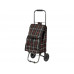 Тележка хозяйственная Рыжий кот D203ECO Brown 002251 сталь/пластик с сумкой полиэстер разноцвет.