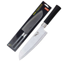 Нож поварской MAL-01P(985371) Mallony 20см пласт. руч. нерж. ст. блистер