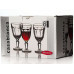Бокалы для вина набор Pasabahce Casablanca PSB51258B 6 0,48л  стекло рельеф