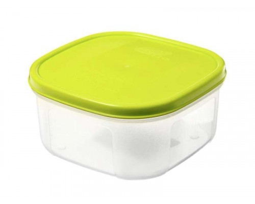 Ёмкость для продуктов ПЦ/NP2355 Plast team 0,42л квадрат. с крыш. пластик "Bio"