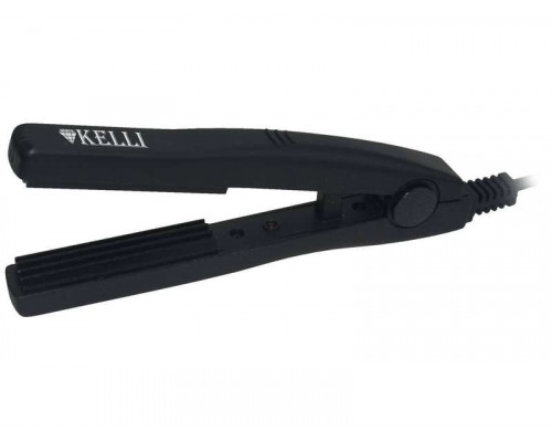 Щипцы-гофре Kelli KL-1235 20Вт 6,5х2см пластик керам. чёрный