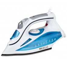Утюг Kelli KL-1630 белый 2600 Вт керам.покр. пар самоочистка