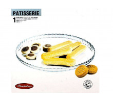 Блюдо с бортом PSB10352 Pasabahce Patisserie d-28см стекло кругл.