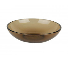 Тарелка суповая КОРАЛЛ Дымка BASILICO 62070 0,25л 18,5см стекло коричневый