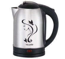 Чайник электрический Viconte VC-3255 черный нерж.ст. диск 2,2 л 2200 Вт