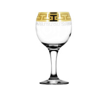 Бокалы для вина EAV03-411 ПромСИЗ Греческий узор 0,26л 6пр. стекло прозрачн.