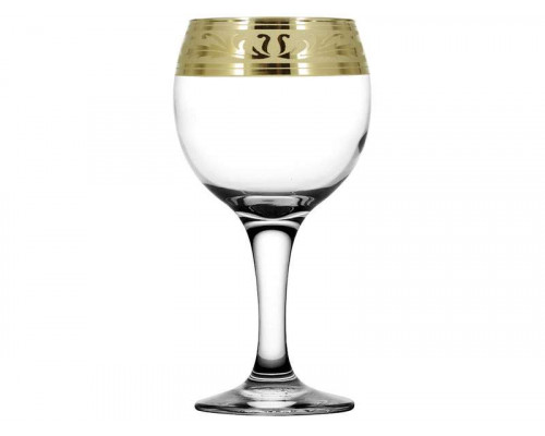 Бокалы для вина EAV49-411/S/Z/6 ПромСИЗ Русский узор 0,26л 6пр. стекло прозрачн.
