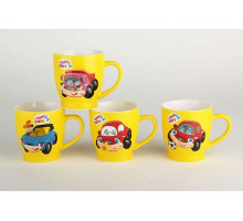 Кружка КОРАЛЛ ZC01-AM5 "Маленькие машинки", 0,23 л, керам.