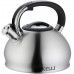 Чайник KELLI KL-4509 3л сталь свисток серебристый
