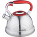Чайник KELLI KL-4503 3л металл хром свисток серебристый