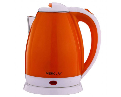 Чайник электрический Mercury MC-6726 оранжевый пластик диск 2 л 2000 Вт