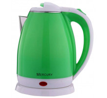 Чайник электрический Mercury MC-6727 зеленый пластик диск 2 л 2000 Вт