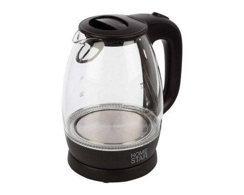 Чайник электрический Homestar HS-1012 003566 1,7л стекло 2200Вт белый